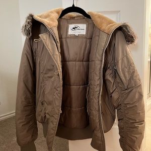 Ski puffer jacket